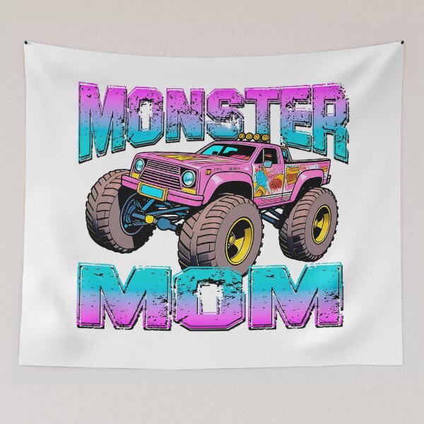Item preview, Retro comic design of MOM MONSTER TRUCK, ideal for a gift. designed and sold by UrbanTRIP.