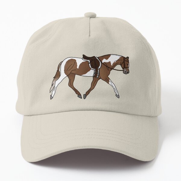 Aperçu de l'œuvre Cheval de chasse Tobiano alezan créée et vendue par Trotting Hooves.