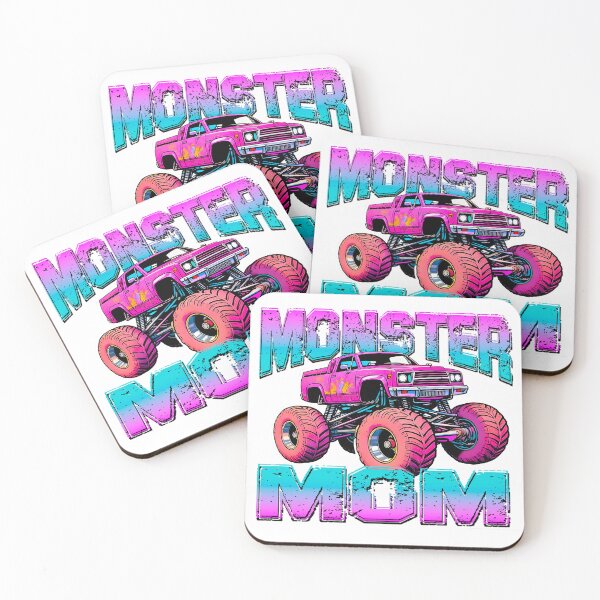 Item preview, Retro comic design of MONSTER TRUCK gift for MOM on her day. designed and sold by UrbanTRIP.