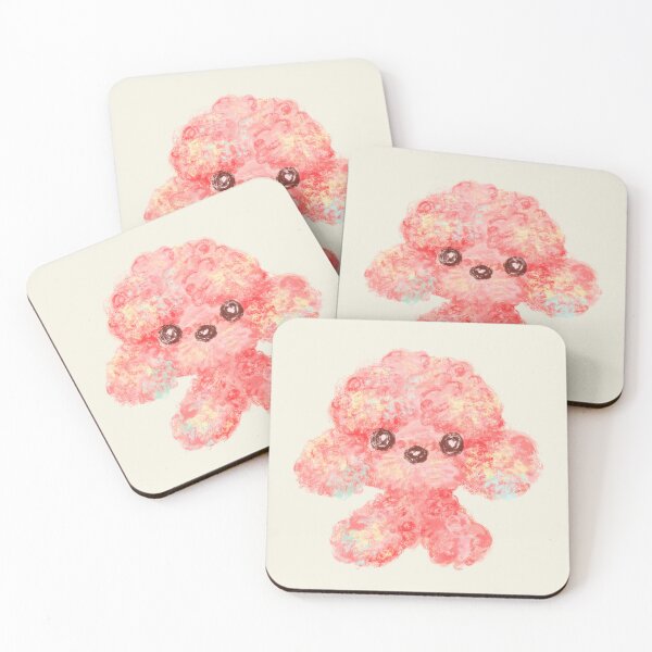 Item preview, Pink Toy Poodle designed and sold by Toru Sanogawa.