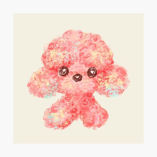 Aperçu de l'œuvre Caniche Toy rose créée et vendue par Toru Sanogawa.