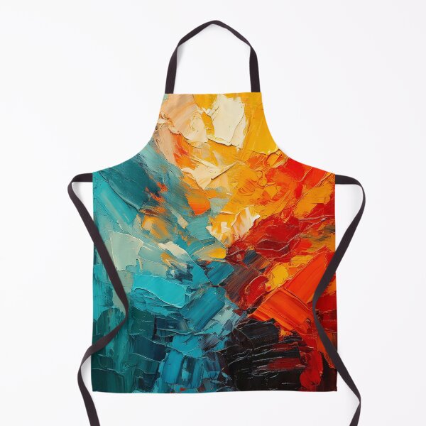 Item preview, Colorful Abstract Painting – Thick Paint – Bold Expressionist Style designed and sold by CattlettArt.