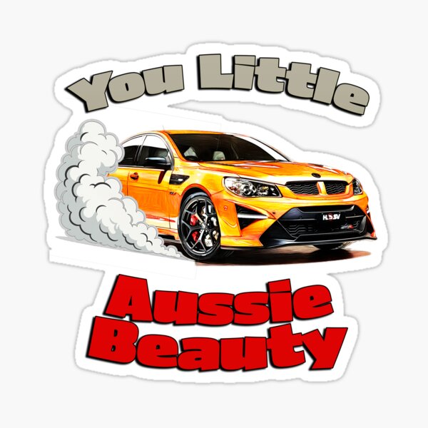 Item preview, You Little Aussie Beauty – HSV GTSR Burnout Art – Aussie Muscle Car Design designed and sold by Michael van der Hoorn.