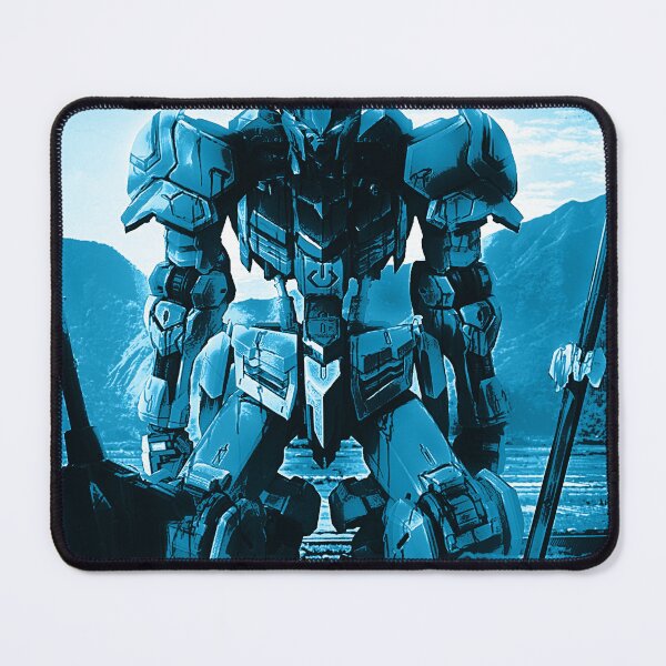 Item preview, Barbatos Gundam Digital Artwork blue ink designed and sold by sabartgunpla.