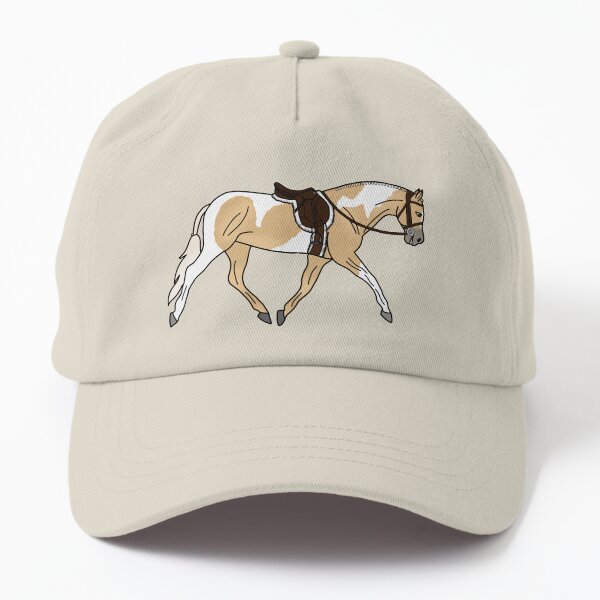 Aperçu de l'œuvre Cheval de chasse Palomino Tobiano créée et vendue par Trotting Hooves.