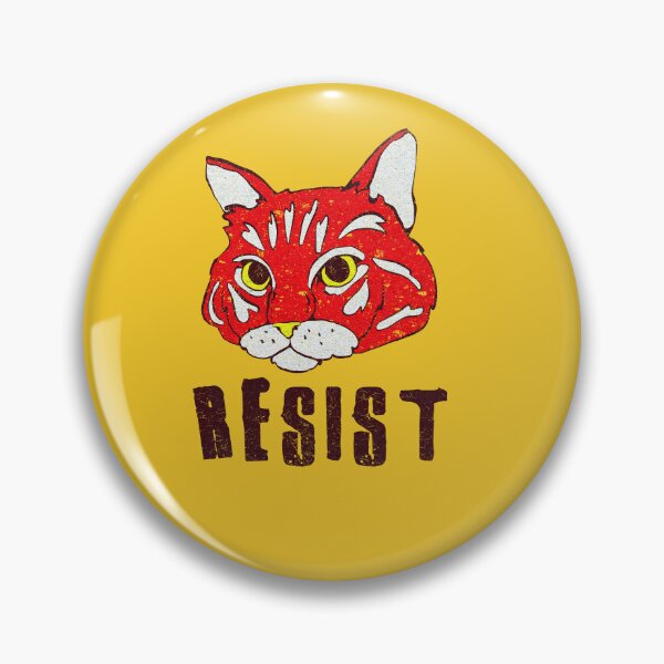 Item preview, resist cat designed and sold by crestfallenmermaid.