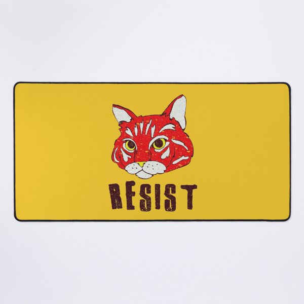 Item preview, resist cat designed and sold by crestfallenmermaid.