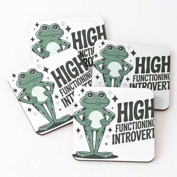 Item preview, High Functioning Introvert Graphic designed and sold by marnibrookeart.