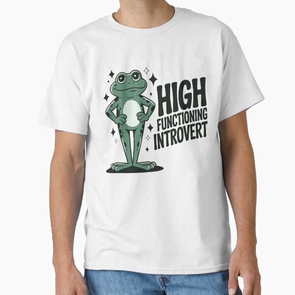 Item preview, High Functioning Introvert Graphic designed and sold by marnibrookeart.