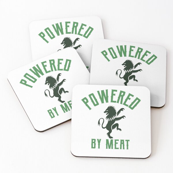 Item preview, Powered by meat- carnivore designed and sold by dreamlandbuyers.