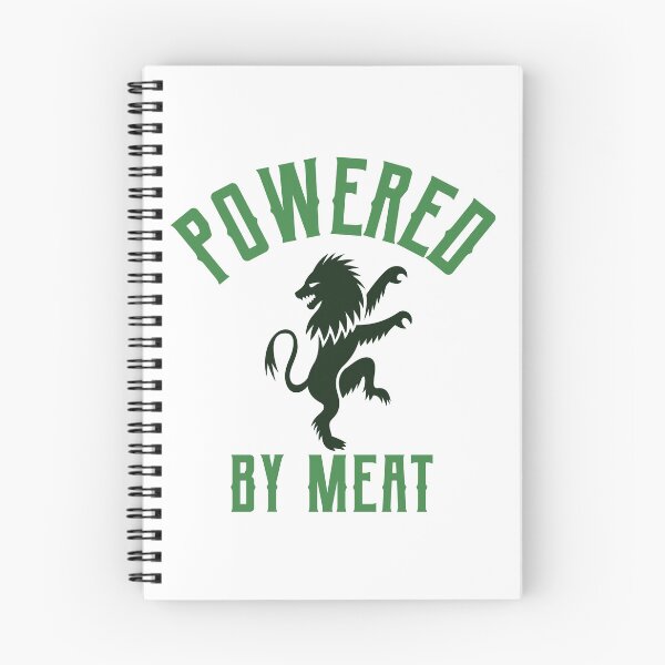 Item preview, Powered by meat- carnivore designed and sold by dreamlandbuyers.