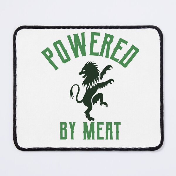 Item preview, Powered by meat- carnivore designed and sold by dreamlandbuyers.