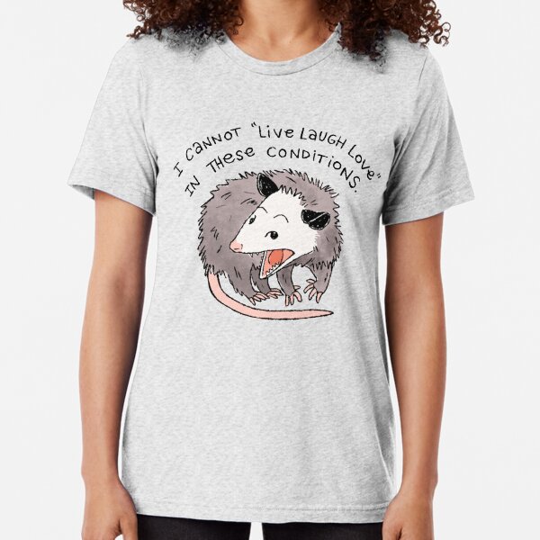Artikel-Vorschau von Opossum Live Laugh Love, designt und verkauft von heyouwitheface.