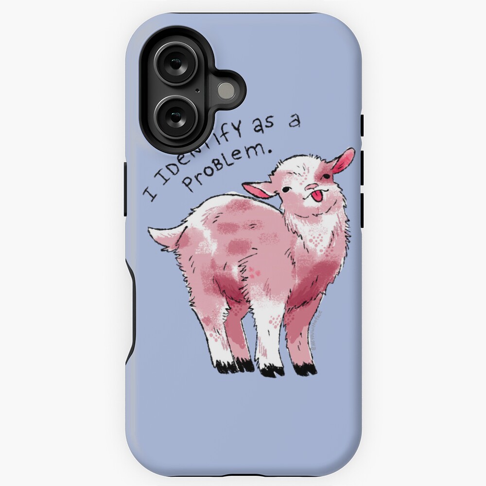 Vista previa del artículo con la obra «Funda resistente MagSafe para iPhone», diseñado y vendido por heyouwitheface.