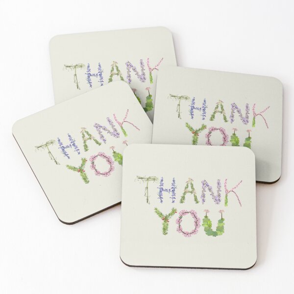 Item preview, Wildflower Thank you  designed and sold by EveryDayDabble.