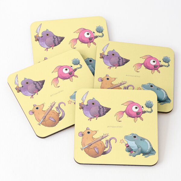 Item preview, Cute Angry Stabby Pets! designed and sold by heyouwitheface.