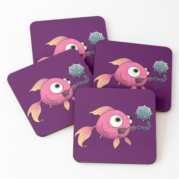 Item preview, Smol and Angry Fish designed and sold by heyouwitheface.