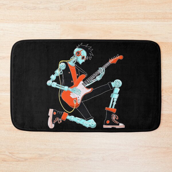 Item preview, Guitarist Robot (color) designed and sold by JoseloRochaArt.