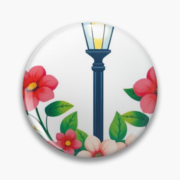 Item preview, Street Lamp with Beautiful Flowers designed and sold by AnuNP.