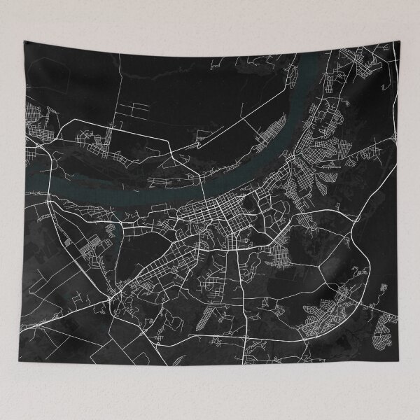 Item preview, Perm City Map of Russia - Dark designed and sold by deMAP.