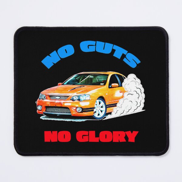 Item preview, Ford Falcon XR8 – No Guts No Glory – Aussie Muscle Burnout Design designed and sold by Michael van der Hoorn.