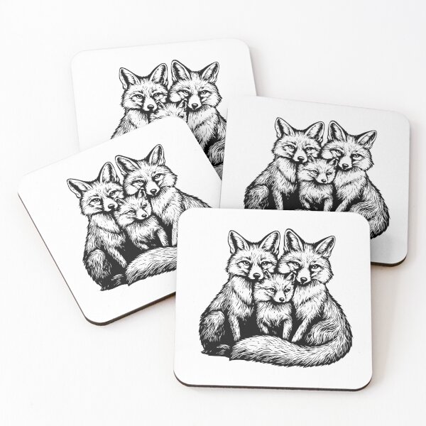 Item preview, Fox and Cub designed and sold by JollyCritters.