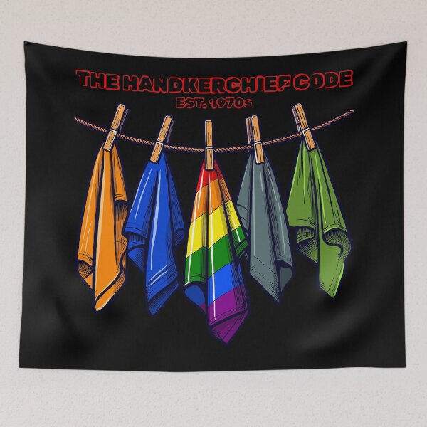 Item preview, The Handkerchief Code | Gay Pride designed and sold by Ghost on Toast.