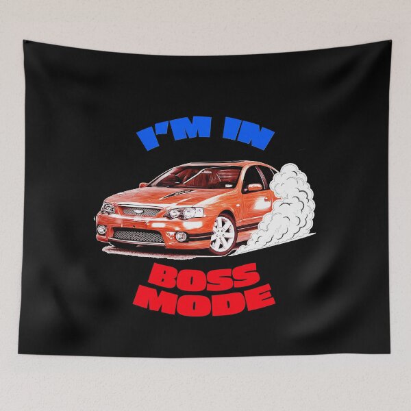 Item preview, Ford Falcon Boss – I’m in Boss Mode – Aussie V8 Burnout Design designed and sold by Michael van der Hoorn.