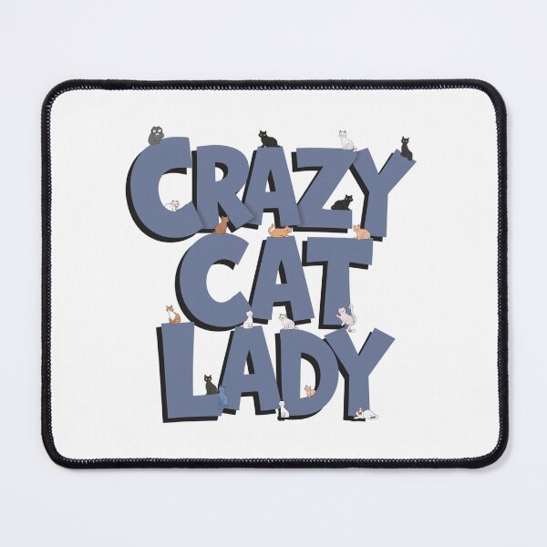 Item preview, Certified Crazy Cat Lady, Herding Cats Since Forever, funnyfits70, Humor, Funny, retro, vintages, funny quotes, animal humor, designed and sold by FunnyFits70.