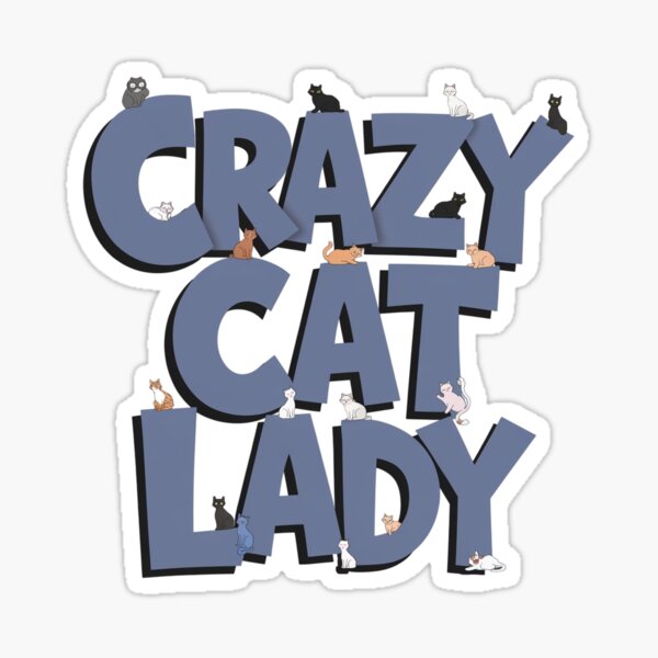 Item preview, Certified Crazy Cat Lady, Herding Cats Since Forever, funnyfits70, Humor, Funny, retro, vintages, funny quotes, animal humor, designed and sold by FunnyFits70.