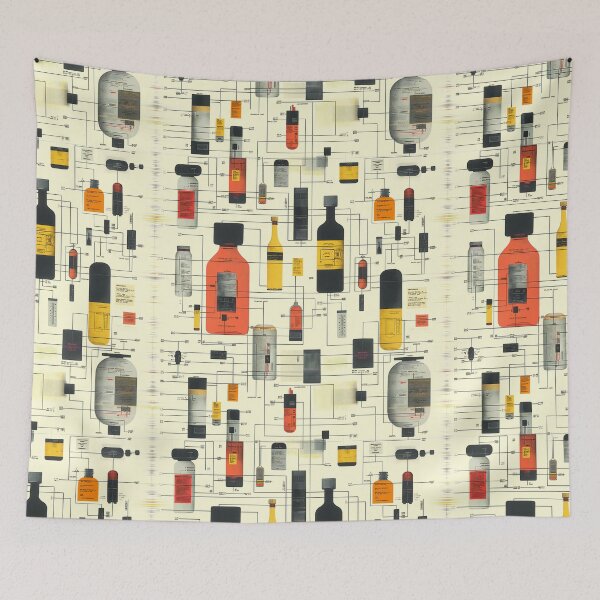 Item preview, Scientific Flowchart: Capsule & Vial Composition designed and sold by Skolyak.