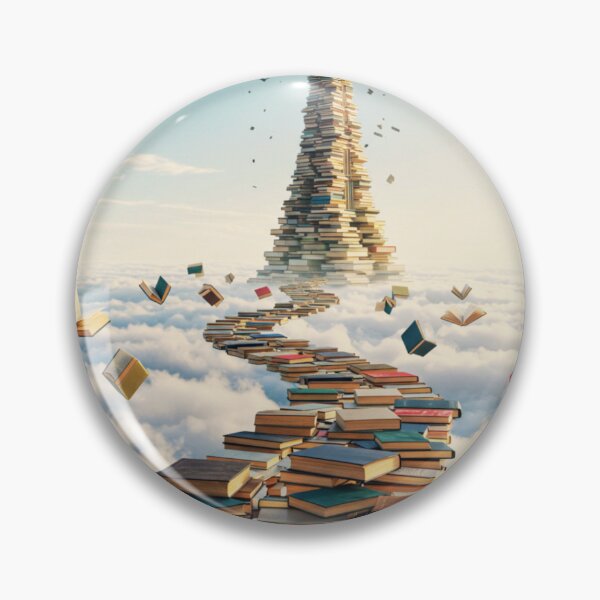 Item preview, Path of Floating Books designed and sold by Polyverse.