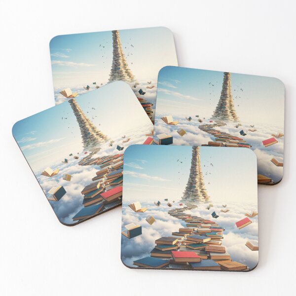 Item preview, Path of Floating Books designed and sold by Polyverse.