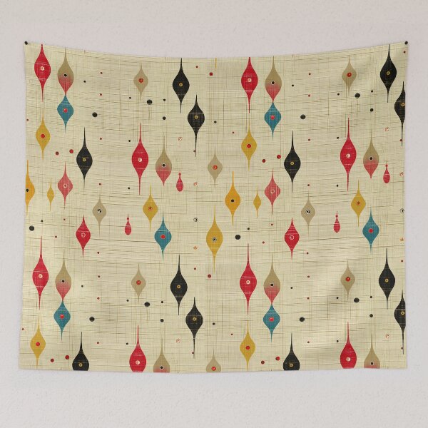 Item preview, Atomic Teardrops: Mid-Century Modern Pattern designed and sold by Skolyak.