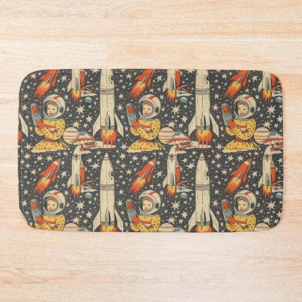 Item preview, Blast Off! 1950s Sci-Fi Kid in Space designed and sold by Skolyak.