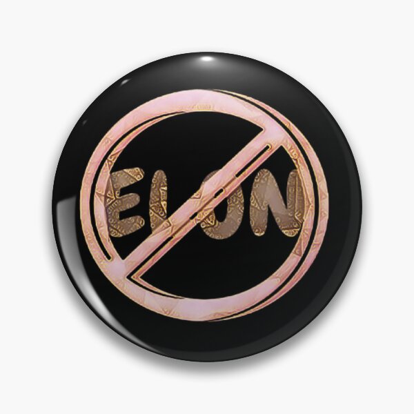 Item preview, NO ELON! Round Anti-Elon Musk Bumper Sticker Decal For Tesla Owners! #3 designed and sold by creativerooney.