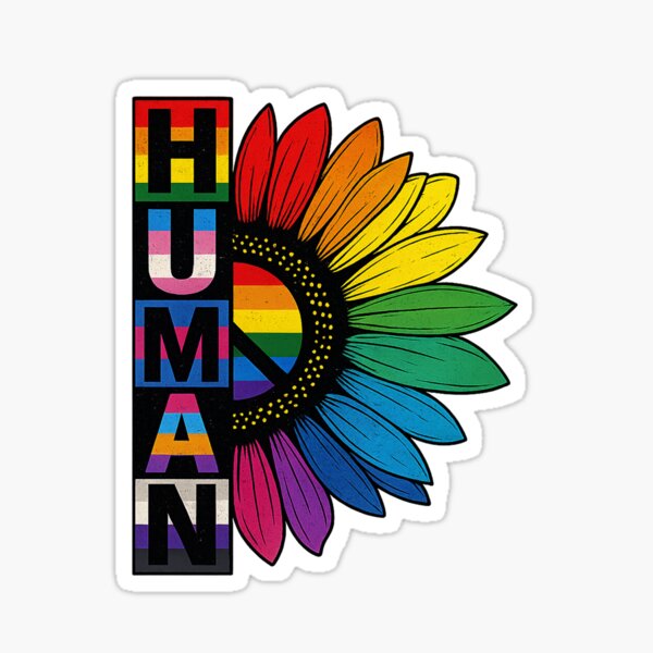 Artikel-Vorschau von MENSCH Sonnenblume LGBT Flagge Gay Pride Monat Stolz LGBTQ, designt und verkauft von diyoor.