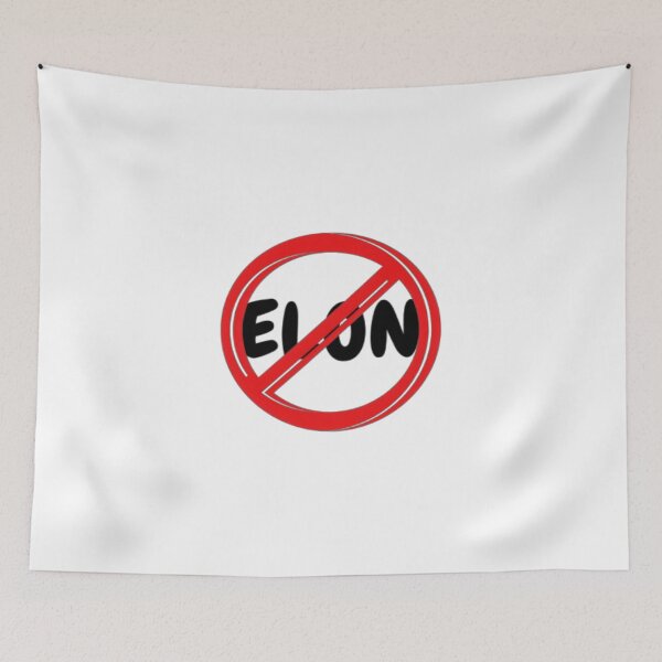 Item preview, NO ELON! Round Anti-Elon Musk Bumper Sticker Decal For Tesla Owners! #4 designed and sold by creativerooney.