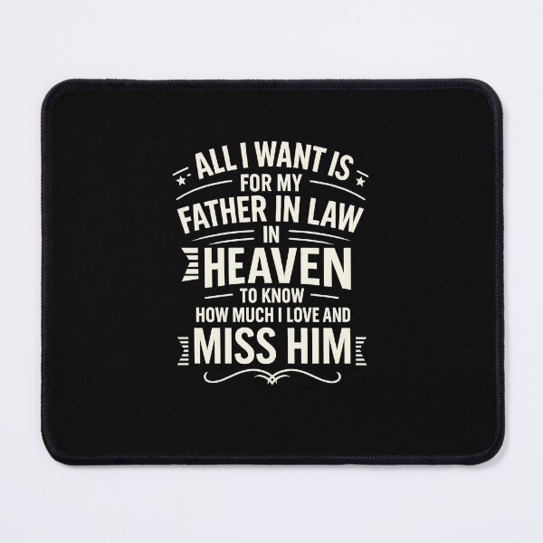 Item preview, I Miss My Father in Law in Heaven Memorial Day Garden Flag designed and sold by diyoor.