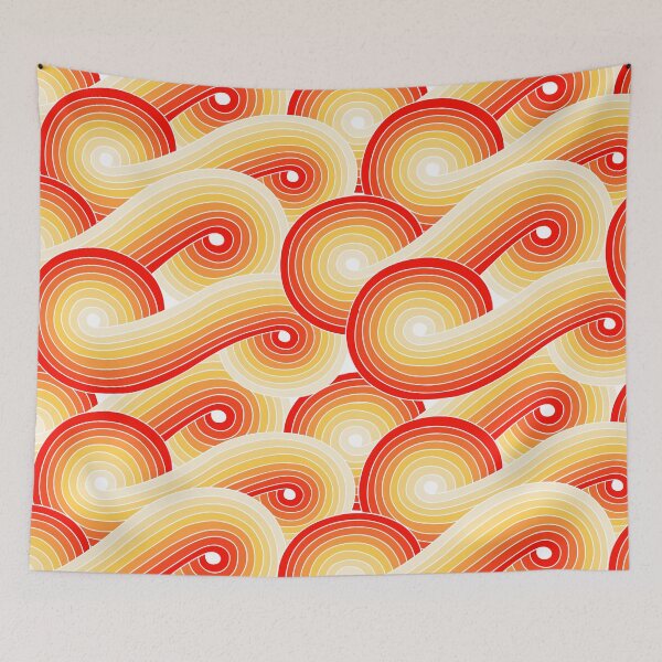 Item preview, Mesmerizing Heat Waves designed and sold by Rad Yellow & Blue.