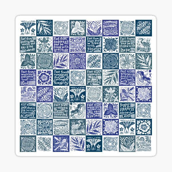 Item preview, Pope Francis' Advice for Lent 2025 designed and sold by SarahFullerArt.