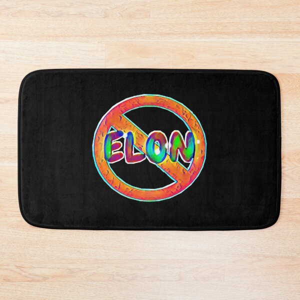 Item preview, NO ELON! Round Anti-Elon Musk Bumper Sticker Decal For Tesla Owners! #6 designed and sold by creativerooney.
