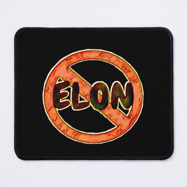 Item preview, NO ELON! Round Anti-Elon Musk Bumper Sticker Decal For Tesla Owners! #7 designed and sold by creativerooney.