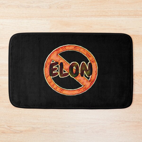 Item preview, NO ELON! Round Anti-Elon Musk Bumper Sticker Decal For Tesla Owners! #7 designed and sold by creativerooney.