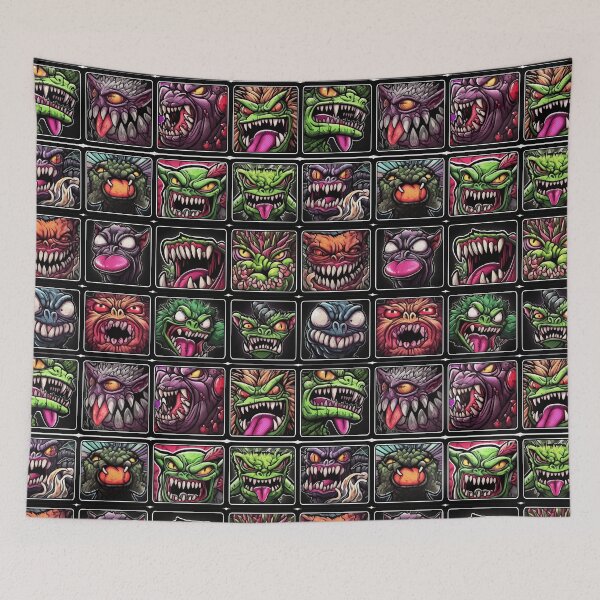 Item preview, Mini Monster Mayhem: 80s Horror Icons designed and sold by Skolyak.