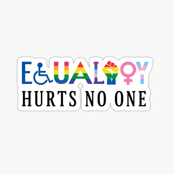 Item preview, Lgbt Equality Hurts No One Pride Human Rights Men Women Kids designed and sold by diyoor.