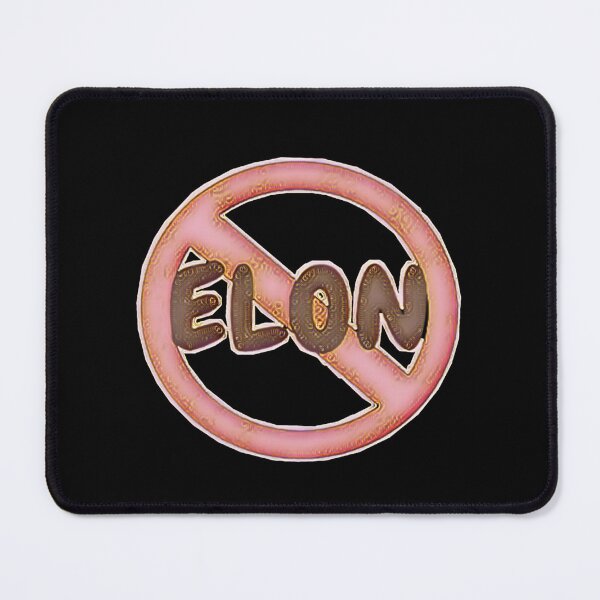 Item preview, NO ELON! Round Anti-Elon Musk Bumper Sticker Decal For Tesla Owners! #8 designed and sold by creativerooney.