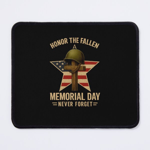 Item preview, Memorial Day Honor The Fallen American Flag Cross Helmet designed and sold by diyoor.