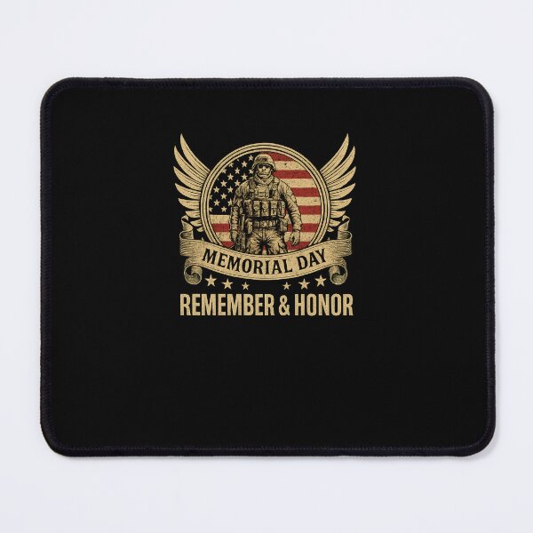 Item preview, Memorial Day Remember Honor Vintage Patriotic American Flag  designed and sold by diyoor.