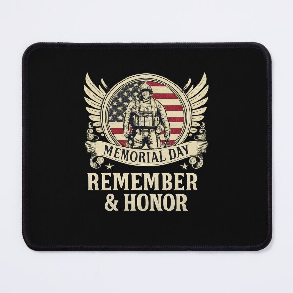 Item preview, Memorial Day Remember Honor Vintage Patriotic American Flag designed and sold by diyoor.